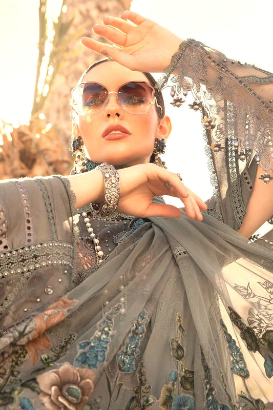 Chikankari Lawn Suit with Cut Work Details