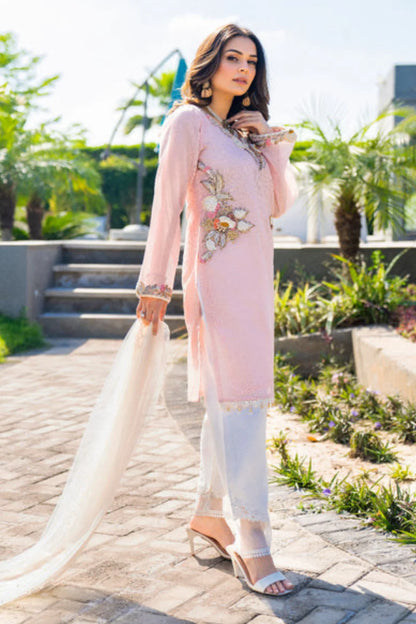 Readymade Pink Cotton Suit Size 48