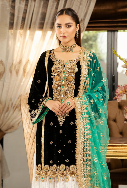 Readymade Micro Velvet Sharara