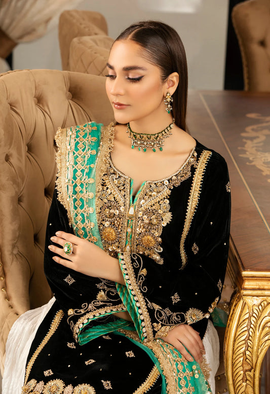 Readymade Micro Velvet Sharara