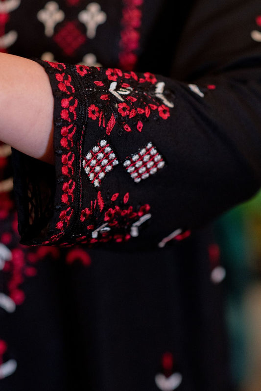 Embroidered Kurta with Straight Pants
