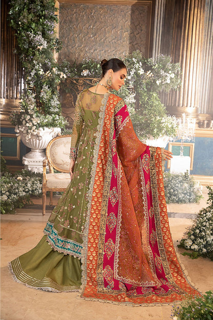 Mehendi Hand Made Organza Suit