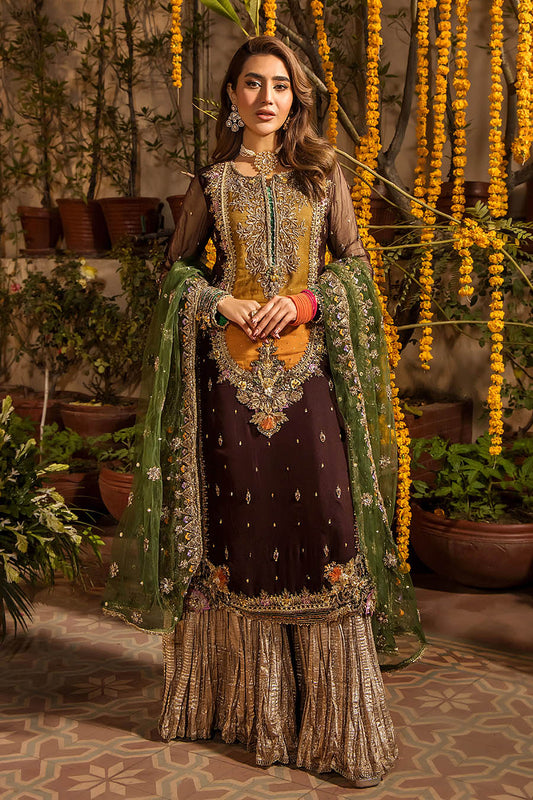 Handmade Pure Crinkle Chiffon Sharara