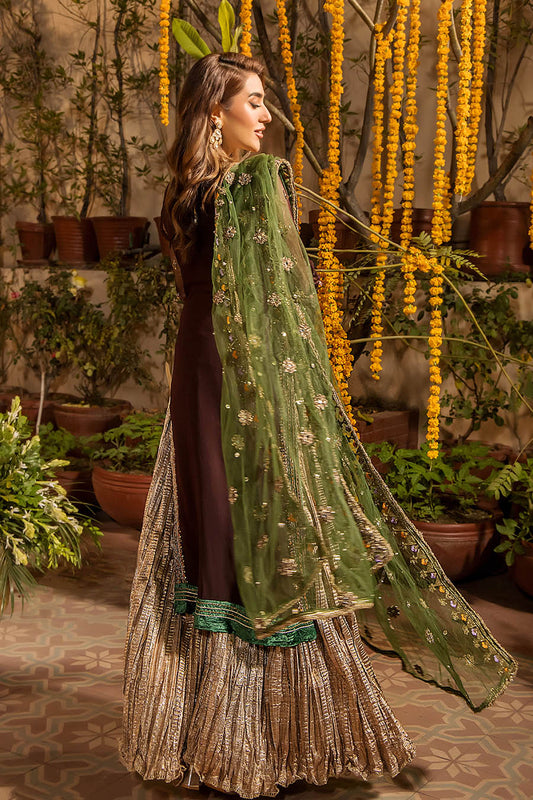 Handmade Pure Crinkle Chiffon Sharara