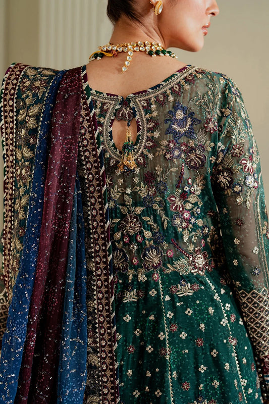 Pure Chiffon Maxi with Handmade Blouse