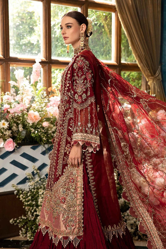 Bridal Handmade Crushed Sharara
