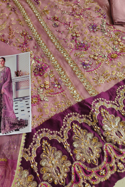 Mauve Purple Handmade Suit