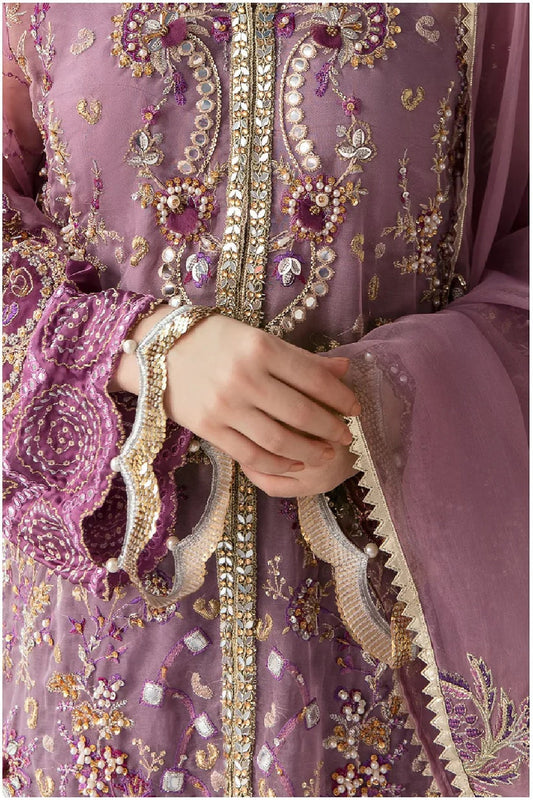 Mauve Purple Handmade Suit