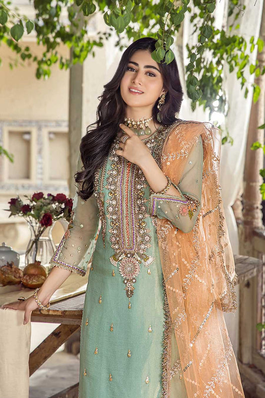 Hand Embroidered Pure Maysuri Shalwar