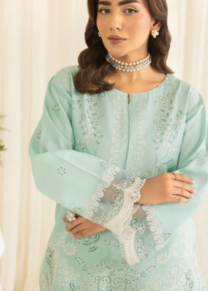 Pastel Green Cotton Dobby Basic Wear Kurta Set Online in UK USA Canada