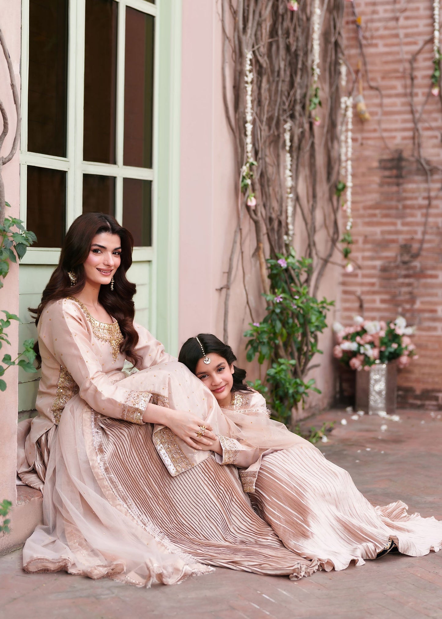 Pastel Pink Embellished Lehenga with Dupatta Online in Sri Lanka India Australia