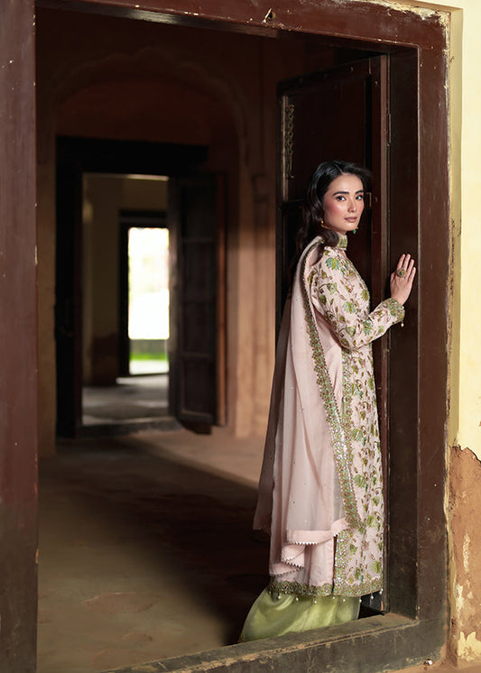 Pastel Pink Embroidered Wedding Suit Online in KSA Riyadh Saudi Arabia Oman Bahrain Qatar