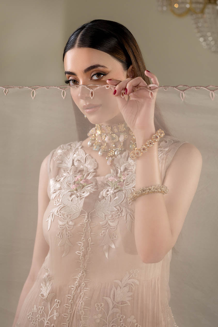 Pastel Pink Ready to Wear Pakistani Outfit Online in Dubai UAE Abudhabi Ajman Sharjah