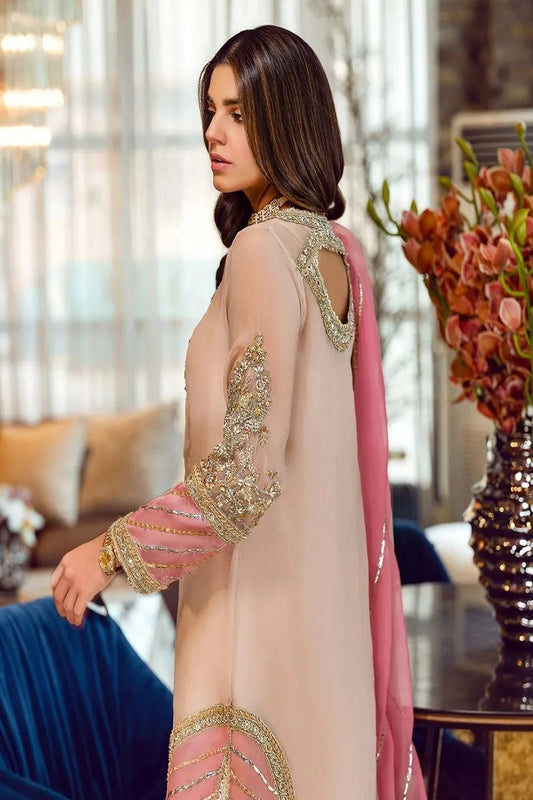 Pink Handmade Indian Raw Silk Bridal Suit