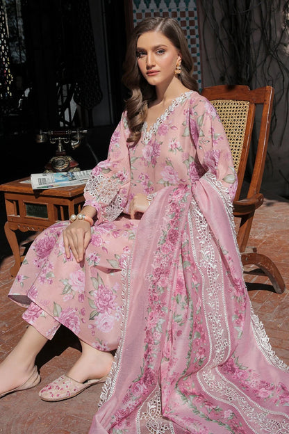 Pastel Pink Chikankari Lawn Suit