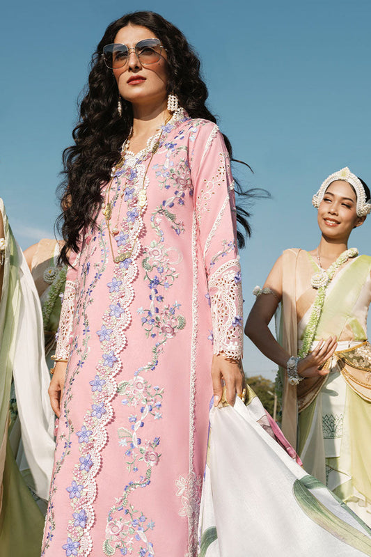 Pastel Pink Chikankari Lawn Suit