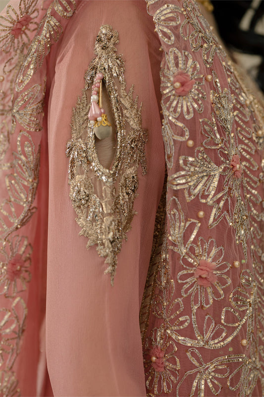 Pink Handmade Bridal Sharara
