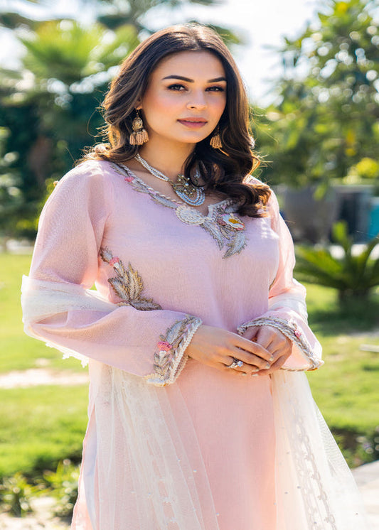 Readymade Pink Cotton Suit Size 48