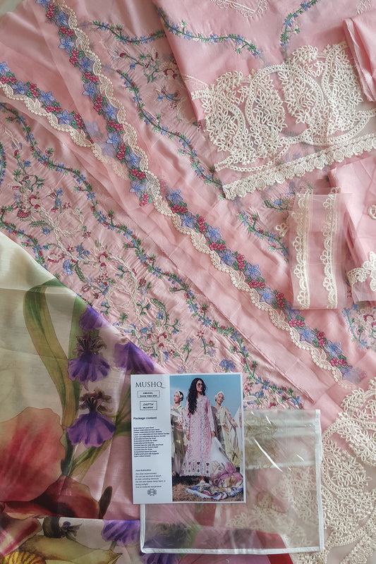 Pastel Pink Chikankari Lawn Suit