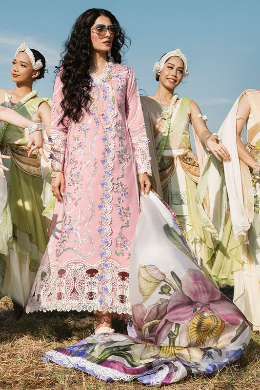 Pastel Pink Chikankari Lawn Suit