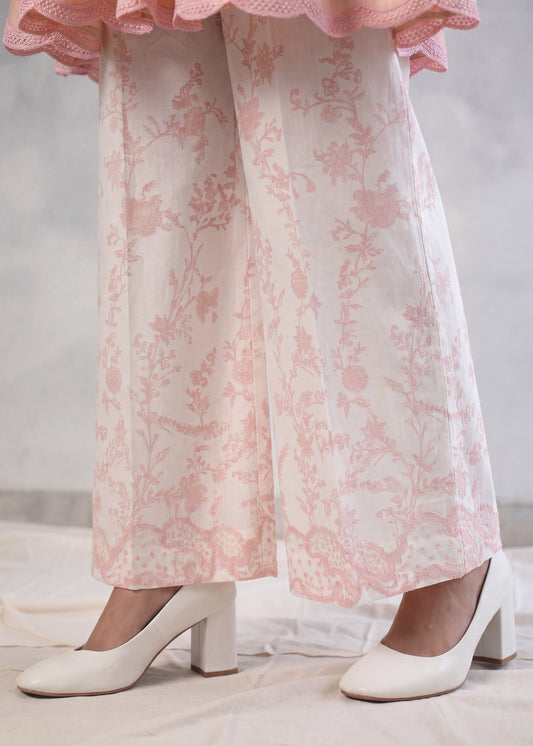Peach Embroidered Lawn Kurti Online in Dubai DXB UAE Abudhabi Meena Bazaar