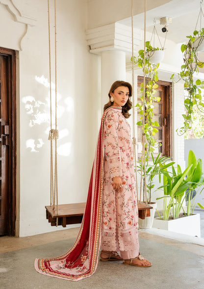 Peach Lawn Suit for Women Online in Dubai DXB UAE Abudhabi Meena Bazaar