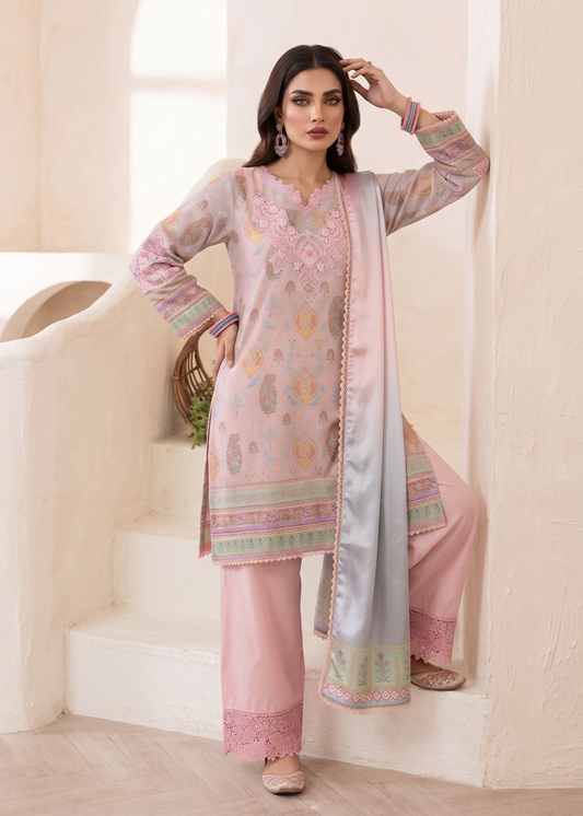 Peach Pink Festive Wear Farshi Shalwar Dress Online in Sri Lanka India Australia