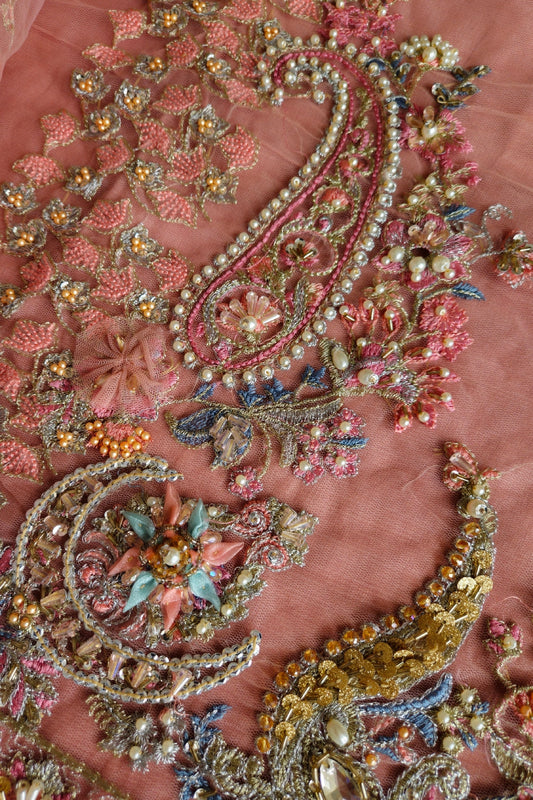 Peachy Pink Handmade Suit