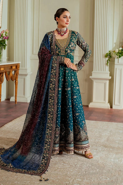 Pure Chiffon Maxi with Handmade Blouse