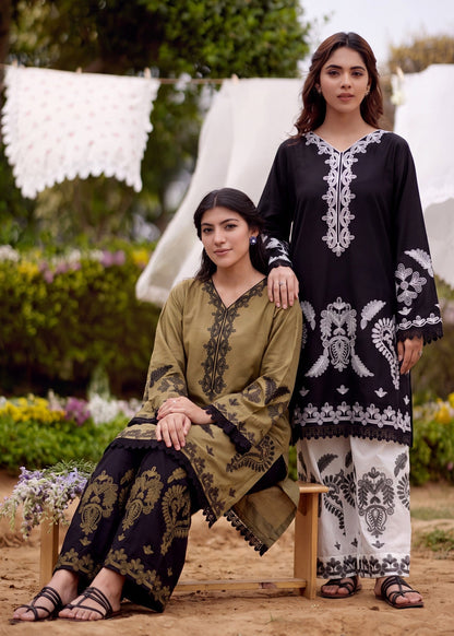 Peanut Embroidered Lawn Pakistani Suit Online in Dubai UAE Abudhabi Ajman Sharjah