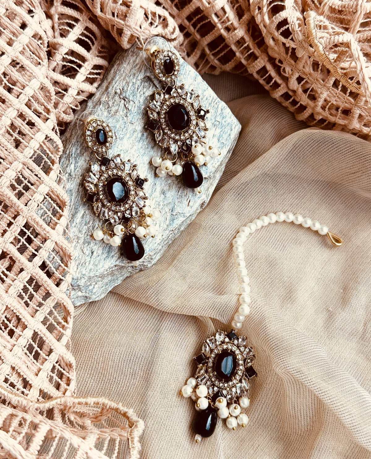 Pearl Choker Jewellery Set Online in KSA Riyadh Saudi Arabia Oman Bahrain Qatar