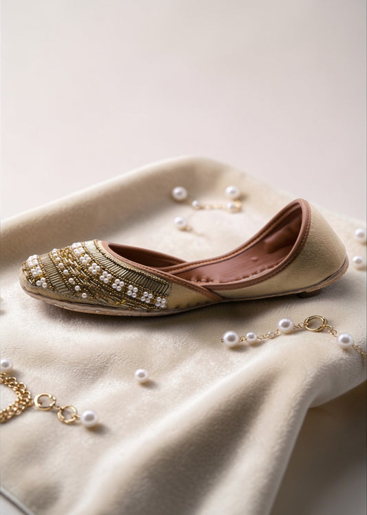 Pearl Embellished Mojari Online in Sri Lanka India Australia