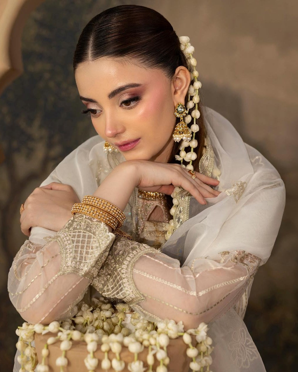 Pearl Embellished Sharara Suit Online in Dubai DXB UAE Abudhabi Meena Bazaar