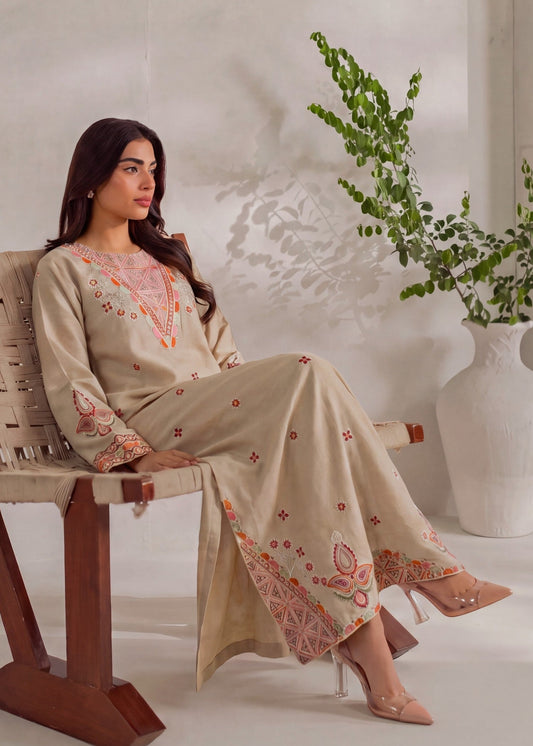 Pearl White Khaddar Kaftan Daily Wear Online in Sri Lanka India Australia