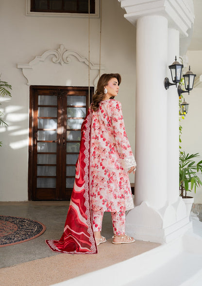 Pink Embroidered Lawn Pakistani Suit Online in Sri Lanka India Australia