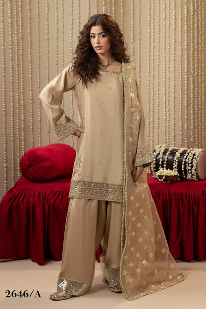 Pink Embroidered Raw Silk Salwar Kameez Online in Dubai UAE Abudhabi Ajman Sharjah