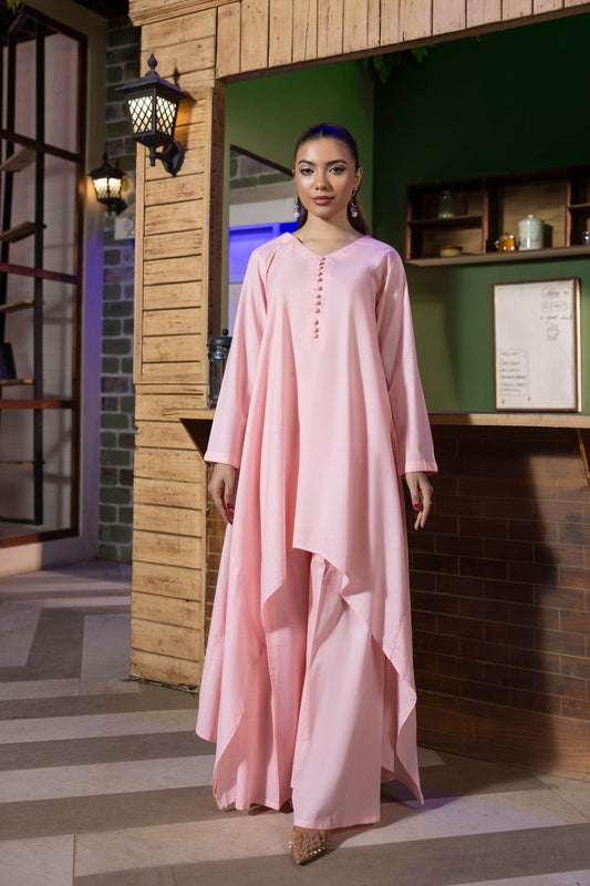 Pink Lawn Cotton Daily Wear Suit Online in Dubai UAE Abudhabi Ajman Sharjah