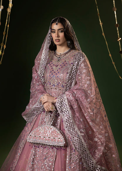 Pink Net Flared Lehenga with Dupatta Online in Sri Lanka India Australia