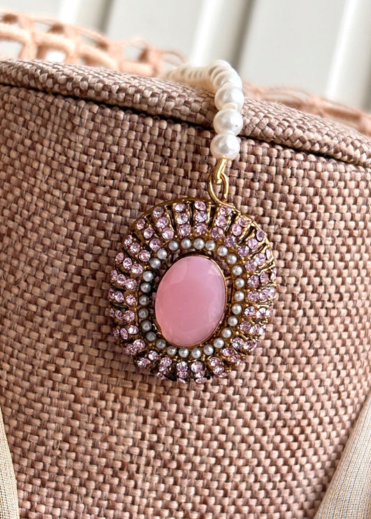 Pink Pearly Choker for Women Online in UK USA Canada