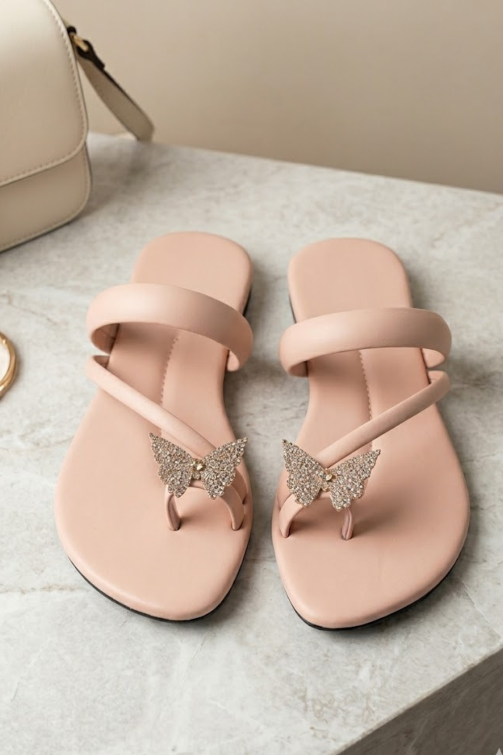 Pink PU Kolhapuri Sandals for Women Online in Dubai UAE Abudhabi Ajman Sharjah