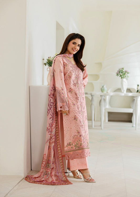 Pink Straight Cut Lawn Kurta Pakistani Suit Online in Sri Lanka India Australia
