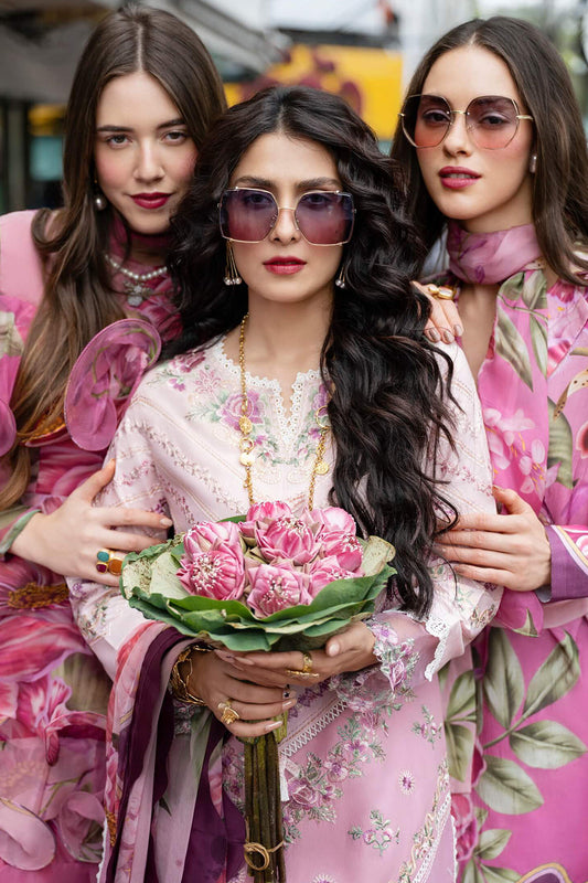 Frosty Pink Chikankari Lawn Suit
