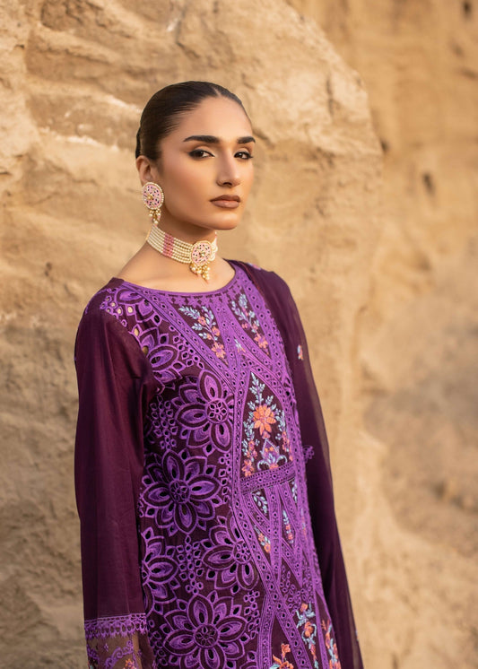 Plum Purple Cotton Long Kurta Churidar Online in Dubai DXB UAE Abudhabi Meena Bazaar