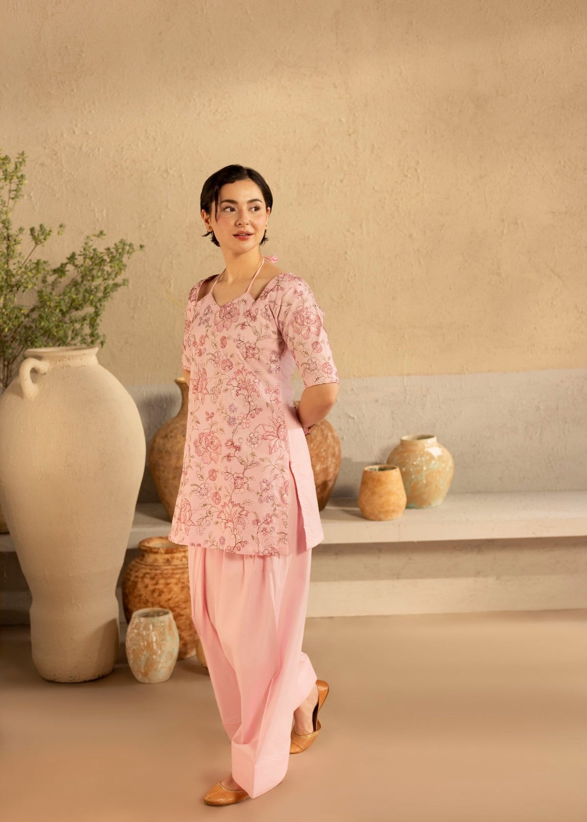 Poly Lawn Digital Print Kurta for Daily Wear Online in KSA Riyadh Saudi Arabia Oman Bahrain Qatar