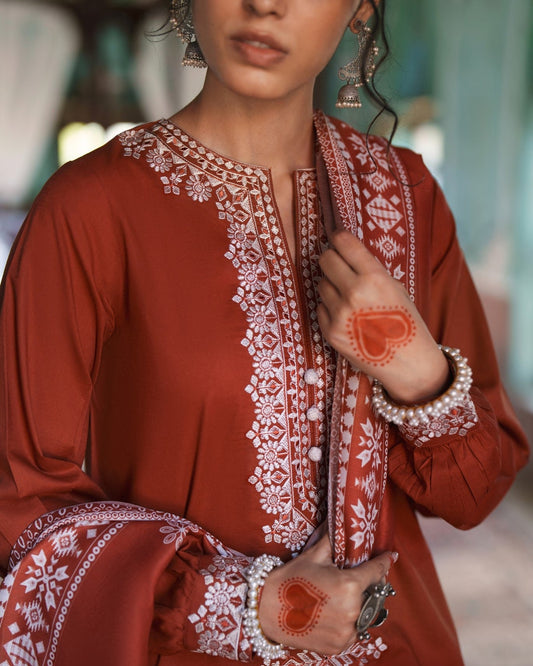 Premium Cotton Lawn Embroidered Shalwar Kameez Online in UK USA Canada