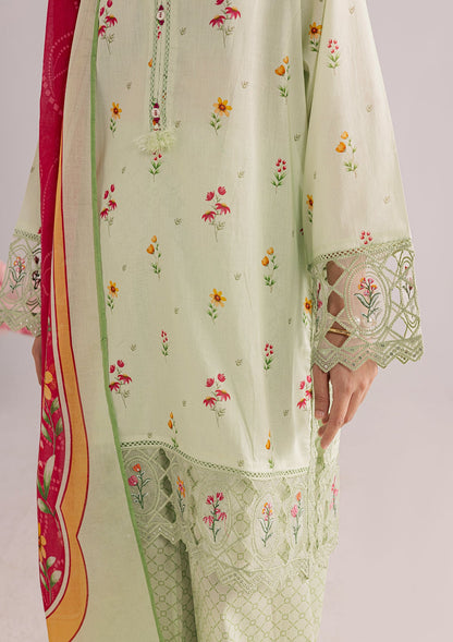 Premium Mint Green Lawn 3 Piece Suit Online in Sri Lanka India Australia