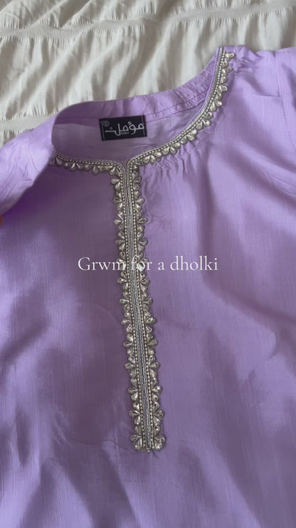 Embellished Farshi Shalwar Suit