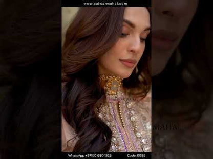 Rose Gold Pure Maysuri Suit Size 36