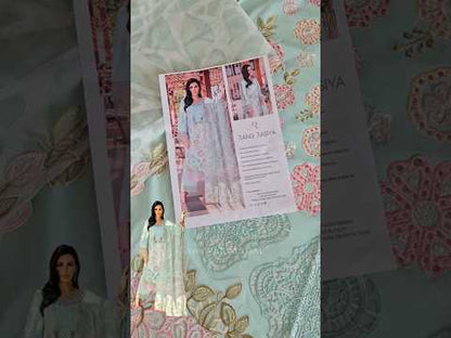 Laser Cut Chikankari Embroidered Lawn Partywear Suit