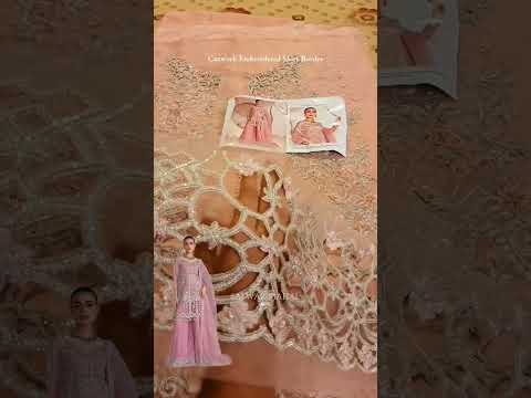 Pink Handmade Cut Work Sharara
